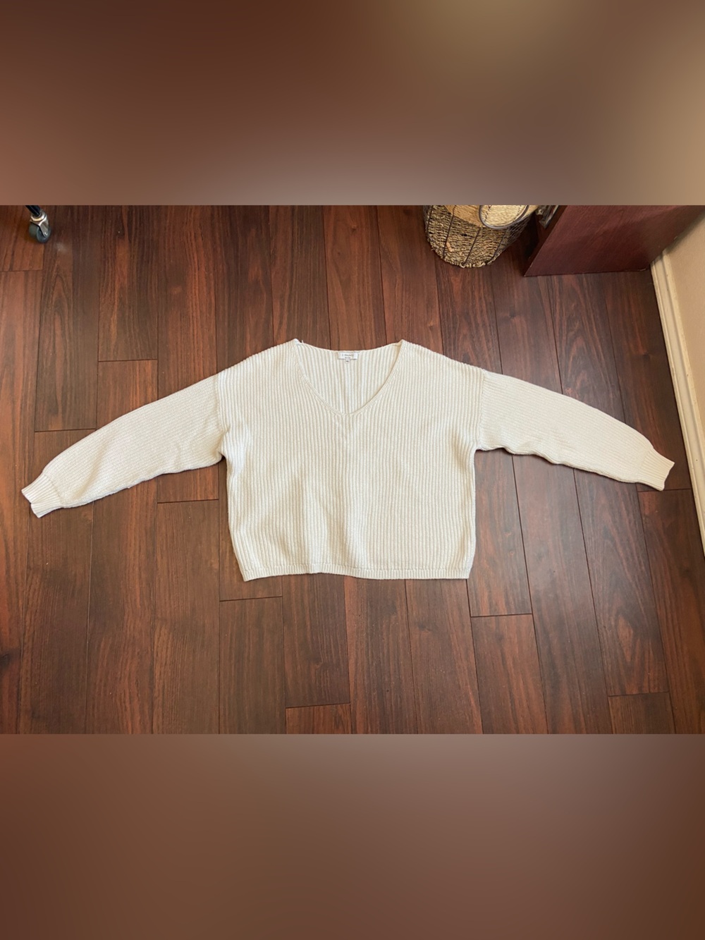 J. Society Oversized Cotton Sweater Women XS